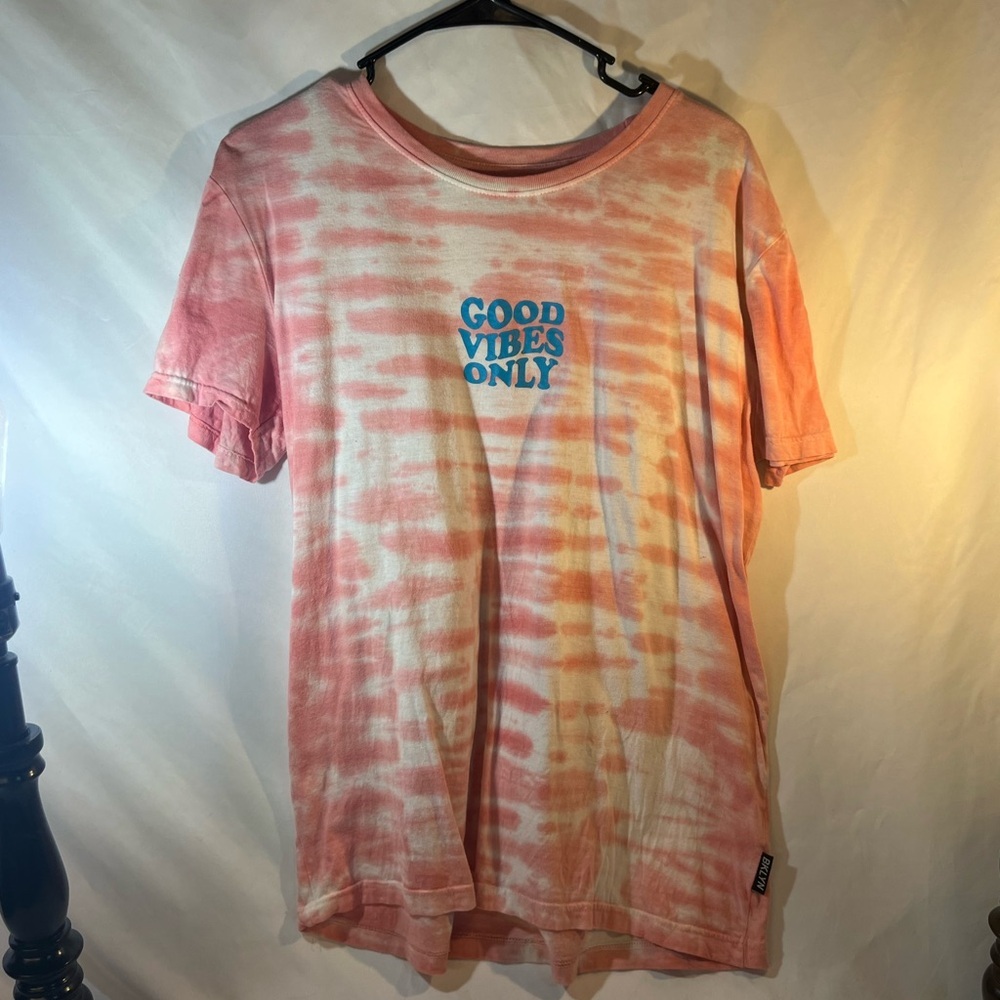Brooklyn Cloth Pink and White Tie-Dye Tee